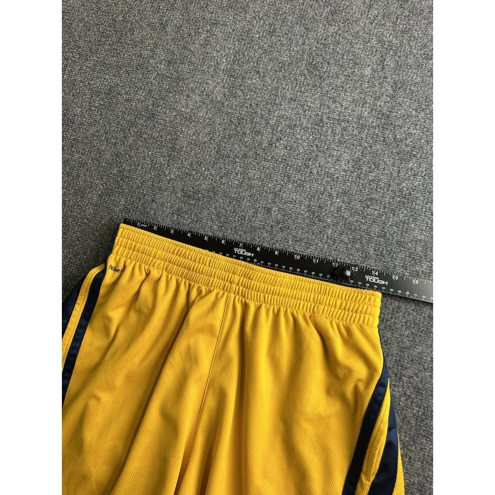 Mens Jordan Cal Golden Bears Basketball Mesh Shorts Yellow Blue, Size L
